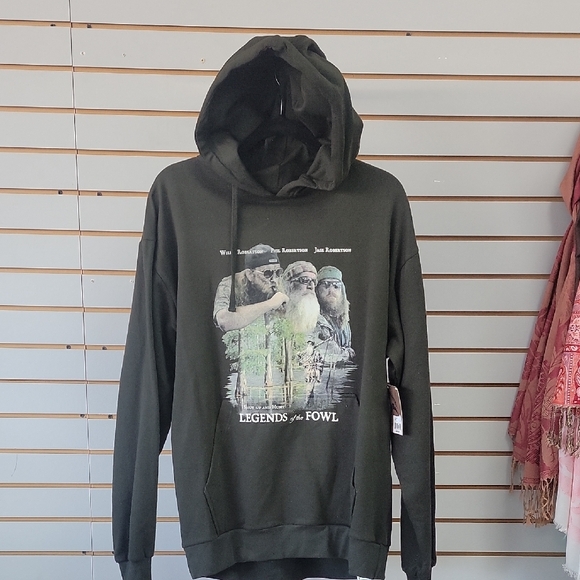 Legends of the Fowl Graphic Hoodie in Green - Picture 5 of 7